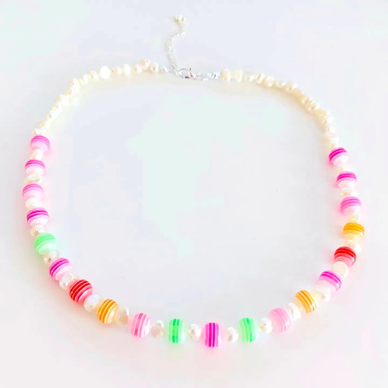  Fun Necklace- színes gyöngyök